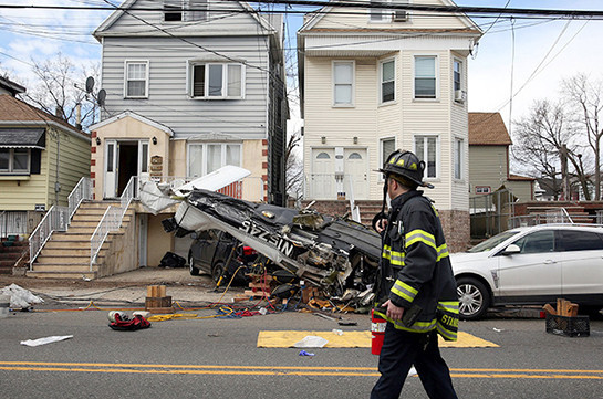 В Нью-Джерси легкомоторный самолёт упал на жилой квартал