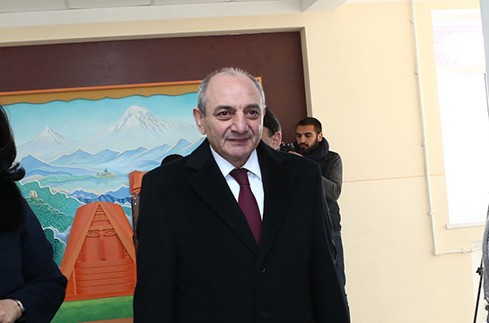 Президент НКР встретился с прибывшими в Степанакерт международными наблюдателями