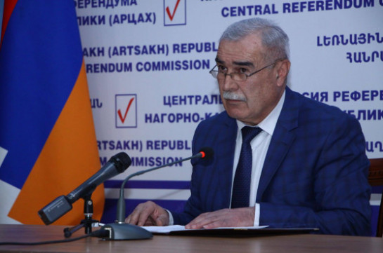 В конституционном референдуме в Карабахе приняли участие 76,44% избирателей