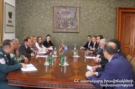 МЧС Армении обсуждает расширение сотрудничества с UNDP