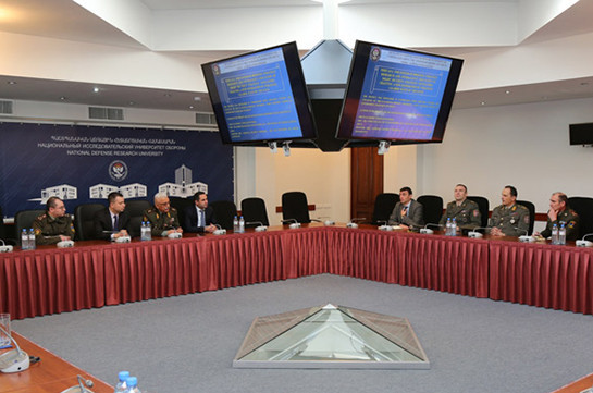Ректор Университета обороны Сербии посетил Национальный исследовательский университет обороны Минобороны Армении