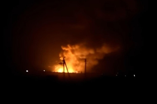 В Харьковской области Украины взорвались склады боеприпасов