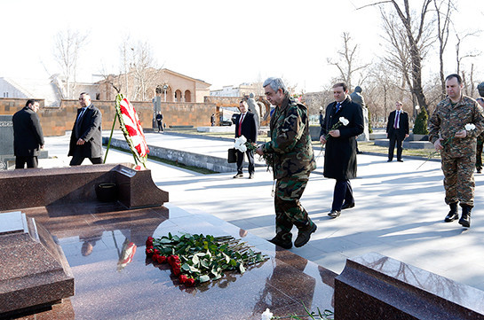 Президент Армении Серж Саргсян отдал дань уважения памяти Андраника Маргаряна