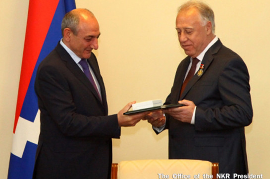 Президент НКР наградил благотворителя Сергея Амбарцумяна орденом «Месроп Маштоц»