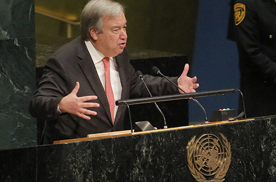 Генсек ООН назвал единственный путь решения палестинской проблемы