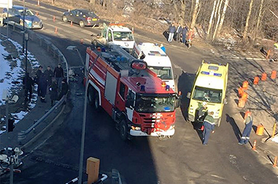 В аэропорту Домодедово пожарная машина сбила девять человек