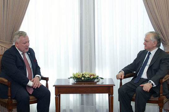 Эдвард Налбандян обсудил с вице-президентом Парламентской ассамблеи ОБСЕ подготовку к выборам в парламент Армении