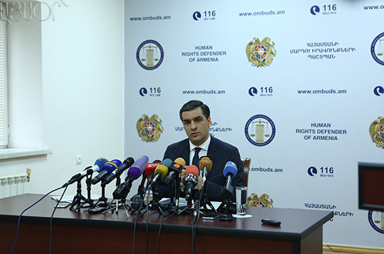 Более 100 сообщений об избирательных взятках отправлены в правоохранительные органы – омбудсмен Армении