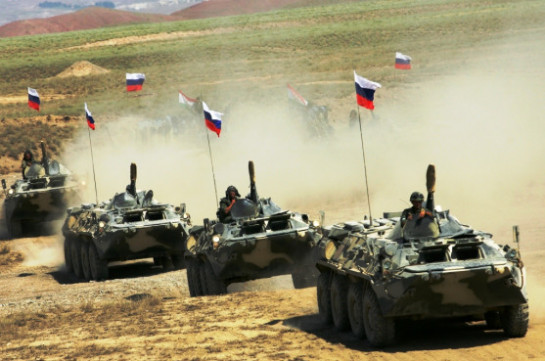 В Армении российская военная база завершила сдачу контрольной проверки. Фото