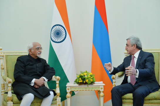 Президент Армении пригласили посетить Индию