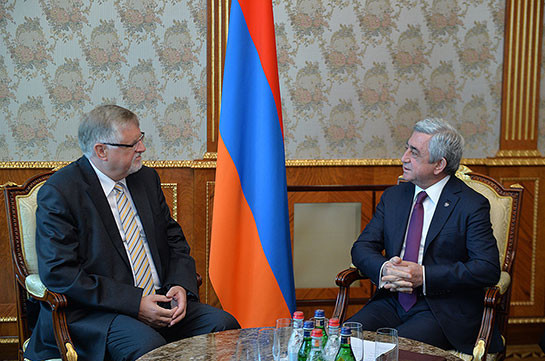 Президент Армении и спецпредставитель ЕС обсудили процесс карабахского урегулирования