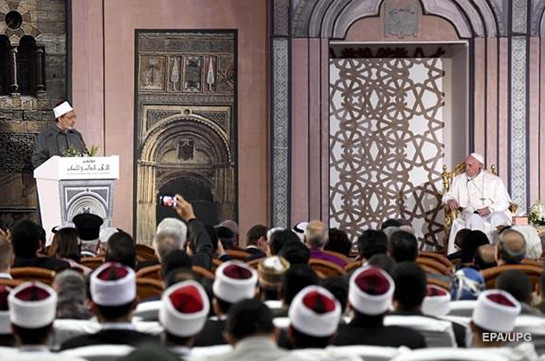 Հռոմի պապն ահաբեկչության դեմ պայքարի համար կրոնների միավորման կոչ է արել