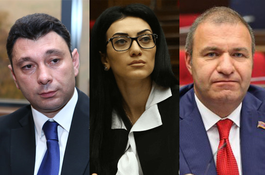 Шармазанов, Ованнисян и Мелкумян избраны вице-спикерами парламента Армении