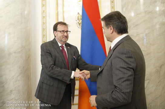 Վարչապետը և Հայաստանում ԱՄՆ դեսպանը քննարկել են երկկողմ տնտեսական գործակցությանն առնչվող հարցեր