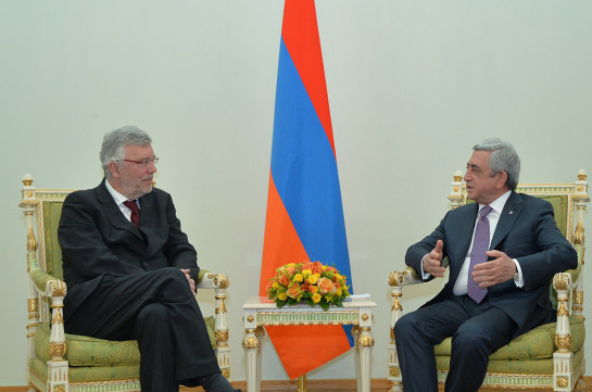 ՀՀ նախագահն ու Բելգիայի նորանշանակ դեսպանն անդրադարձել են  հայ-բելգիական փոխգործակցության ընդլայնման հնարավորություններին