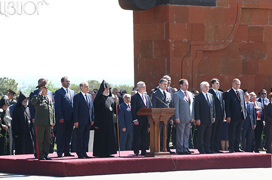 Президент Серж Саргсян: Мы, граждане нынешней Армении, верны заветам Первой Республики