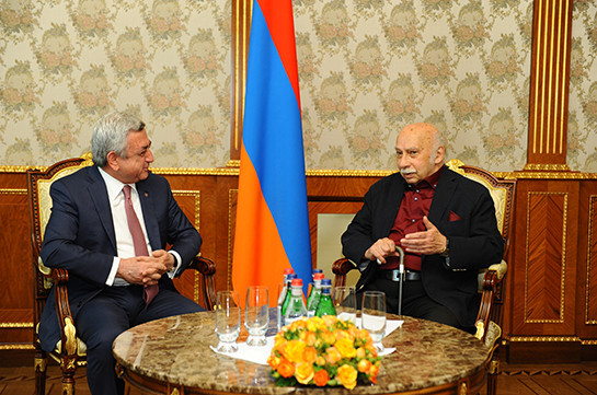 Президент Армении принял народного артиста СССР и Грузии Гию Канчели