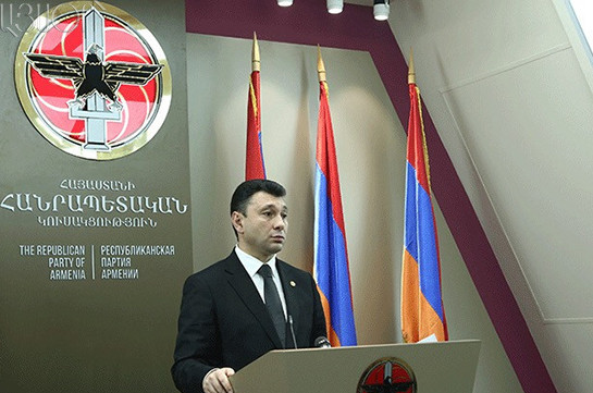 Вице-спикер парламента Армении отправился в Чехию