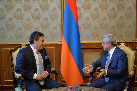 Президент Армении: Максим Венгеров подтвердил приверженность общечеловеческим ценностям