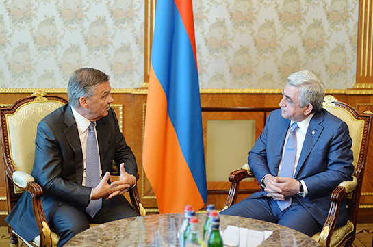 Серж Саргсян: Предпринимаются меры для развития хоккея в Армении