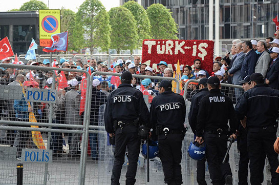 Թուրքիայի մայրաքաղաքում բողոքի ցույցի ժամանակ մոտ 70 մարդ է ձերբակալվել