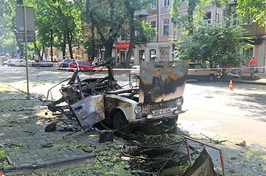 В Одессе взорвался автомобиль