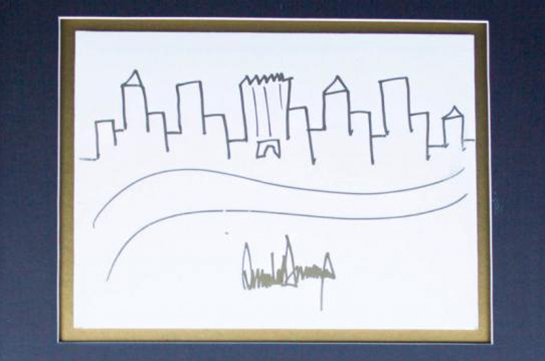 Рисунок Трампа будет выставлен на аукционе за $9 тысяч