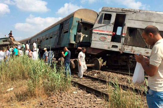 Եգիպտոսում գնացքների բախման հետևանքով զոհվել է 44 մարդ