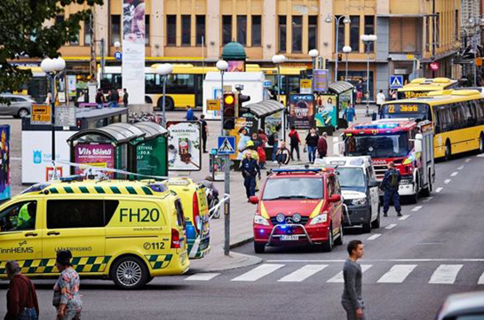 Полиция назвала терактом нападение на людей в финском городе Турку