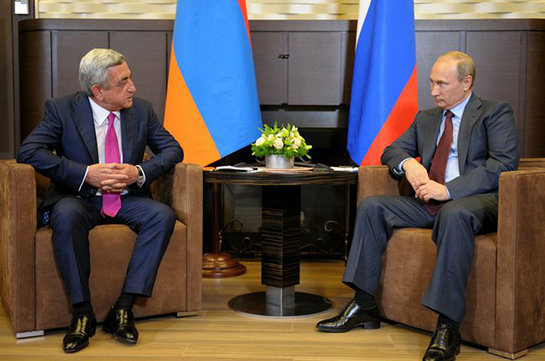 Серж Саргсян и Владимир Путин обсудят в Сочи карабахское урегулирование