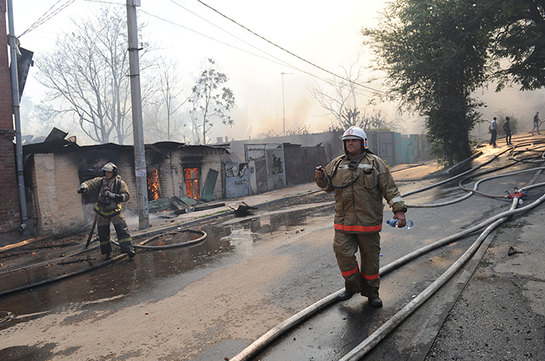 Крупный пожар в Ростове-на-Дону потушен