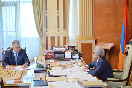 Серж Саргсян поручил Давиду Арутюняну установить действенные правовые механизмы против злоупотребления административными ресурсами