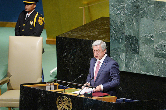 Հայաստանի նախագահի ելույթը ՄԱԿ-ի Գլխավոր ասամբլեայի նստաշրջանին. Ուղիղ հեռարձակում