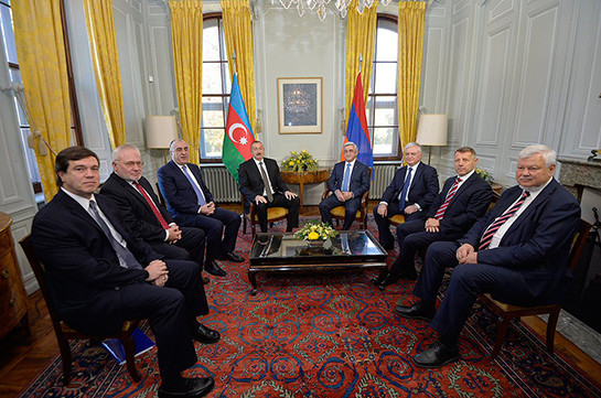В Женеве стартовали переговоры президентов Армении и Азербайджана