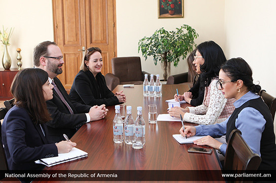Арпине Ованнисян обсудила с послом Канады в Армении сотрудничество в борьбе с коррупцией