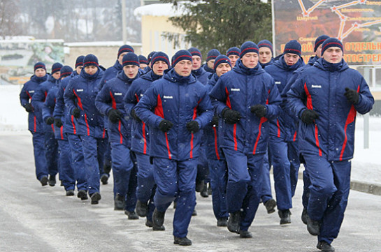 Военнослужащие ЮВО в Армении сдают итоговую проверку по физической подготовке