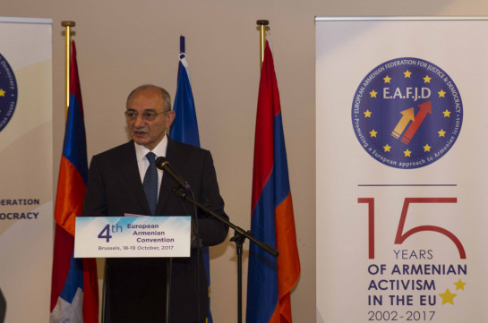 Президент Нагорно-Карабахской Республики с официальным визитом находится в Бельгии