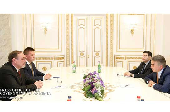 Կարեն Կարապետյանն ու Իվան Վոլինկինը քննարկել են առաջիկայում Մեդվեդևի՝ Հայաստան նախատեսվող այցը