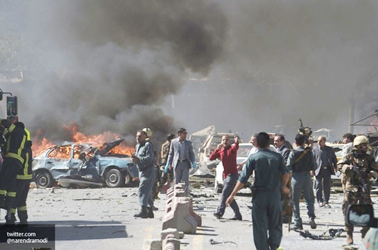 Взрыв прогремел в районе Кабула, где расположены посольства и госучреждения