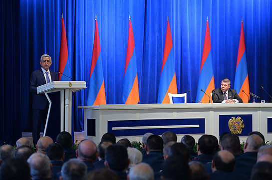 Президент Армении: Для достижения законной цели важно также соразмерное действие