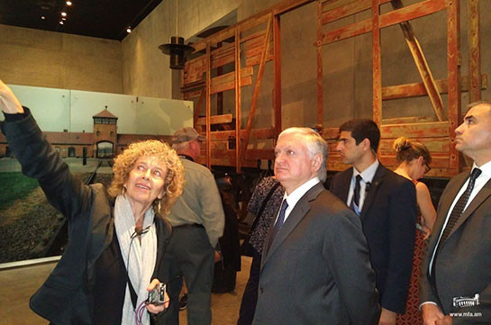 Эдвард Налбандян посетил в Иерусалиме музей памяти жертв Холокоста