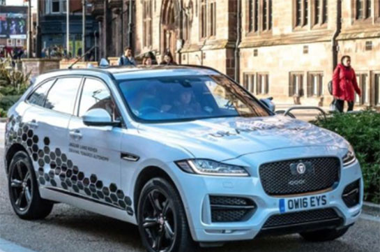 В Британии приступили к испытанию первых беспилотных авто Jaguar и Range Rover