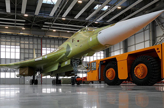 В России запустят серийное производство стратегических ракетоносцев Ту-160М2