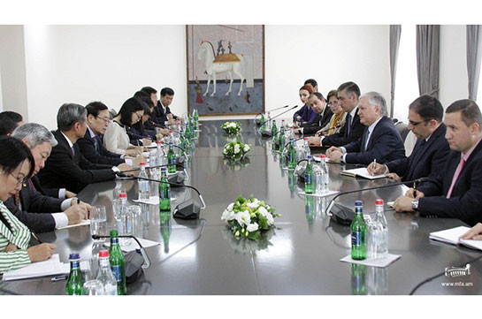 Эдвард Налбандян обсудил с комиссаром КНР по вопросам борьбы с терроризмом сотрудничество