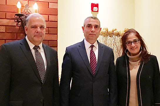 Глава МИД Арцаха встретился с членами делегации Армянской Ассамблеи Америки