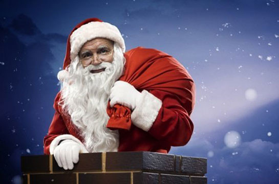 Санта-Клаус поздравлит всех с праздником