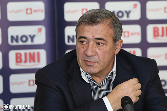 Рубен Айрапетян: Сборная Армении пока не будет проводить каких-либо товарищеских матчей