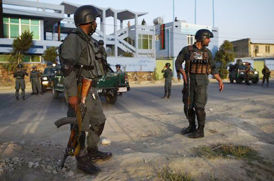 В центре Кабула упала ракета