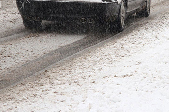 Աշտարակ, Ապարան քաղաքներում տեղում է թույլ ձյուն. Դժվարանցանելի է Սոթք-Քարվաճառ ավտոճանապարհը