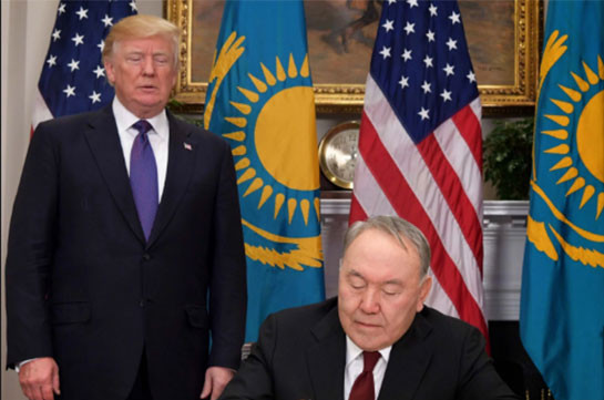 В ходе визита Назарбаева в США были подписаны документы на семь миллиардов